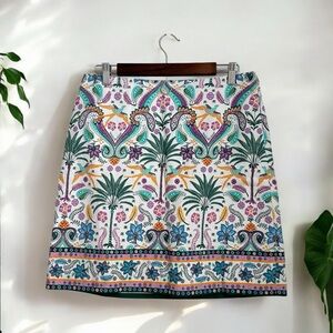 NWT Talbots Women’s A-Line White Cotton Skirt Size 8P